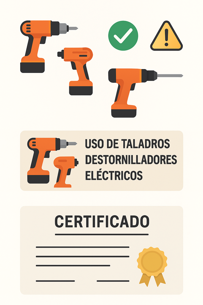 🛠️ CURSO : Uso de Taladros y Destornilladores Eléctricos 